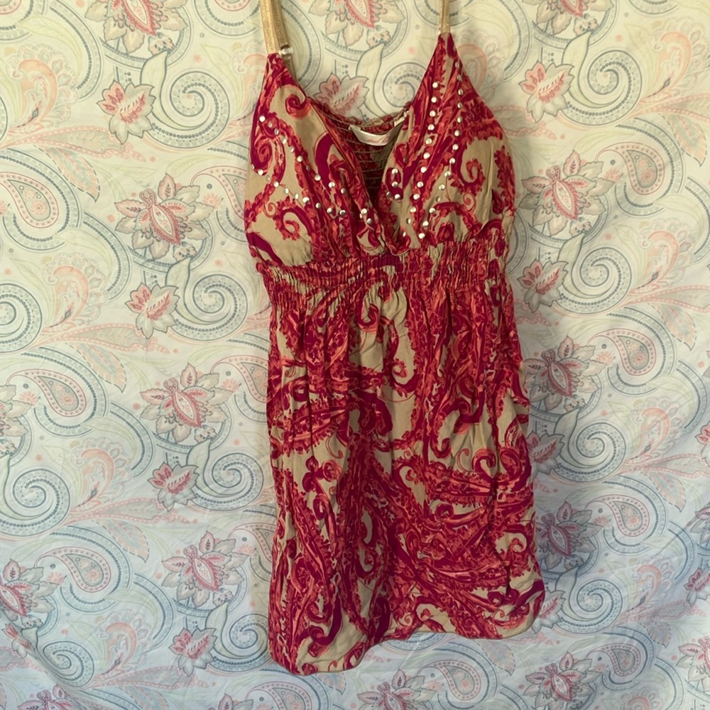 Strap dress top